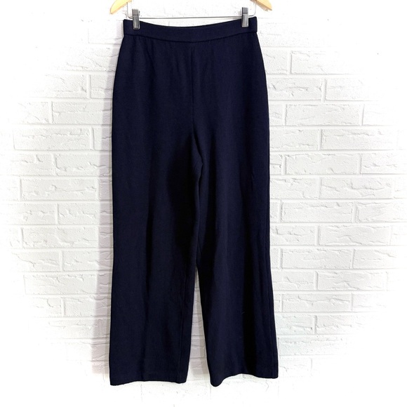 St. John Collection Marie Gray Knitted Pants Size 6 - Picture 1 of 3